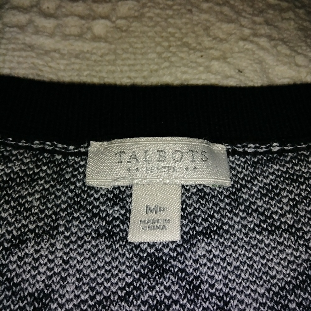 Talbots Size Mp Button Down Sweater Nwot - image 8